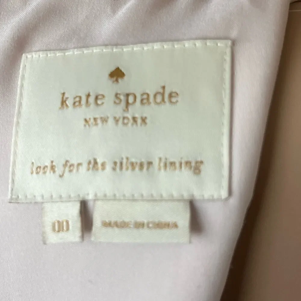 Kate spade  pale pink with gold studded dress A-line shape.